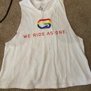 Cyclebar pride tank size medium